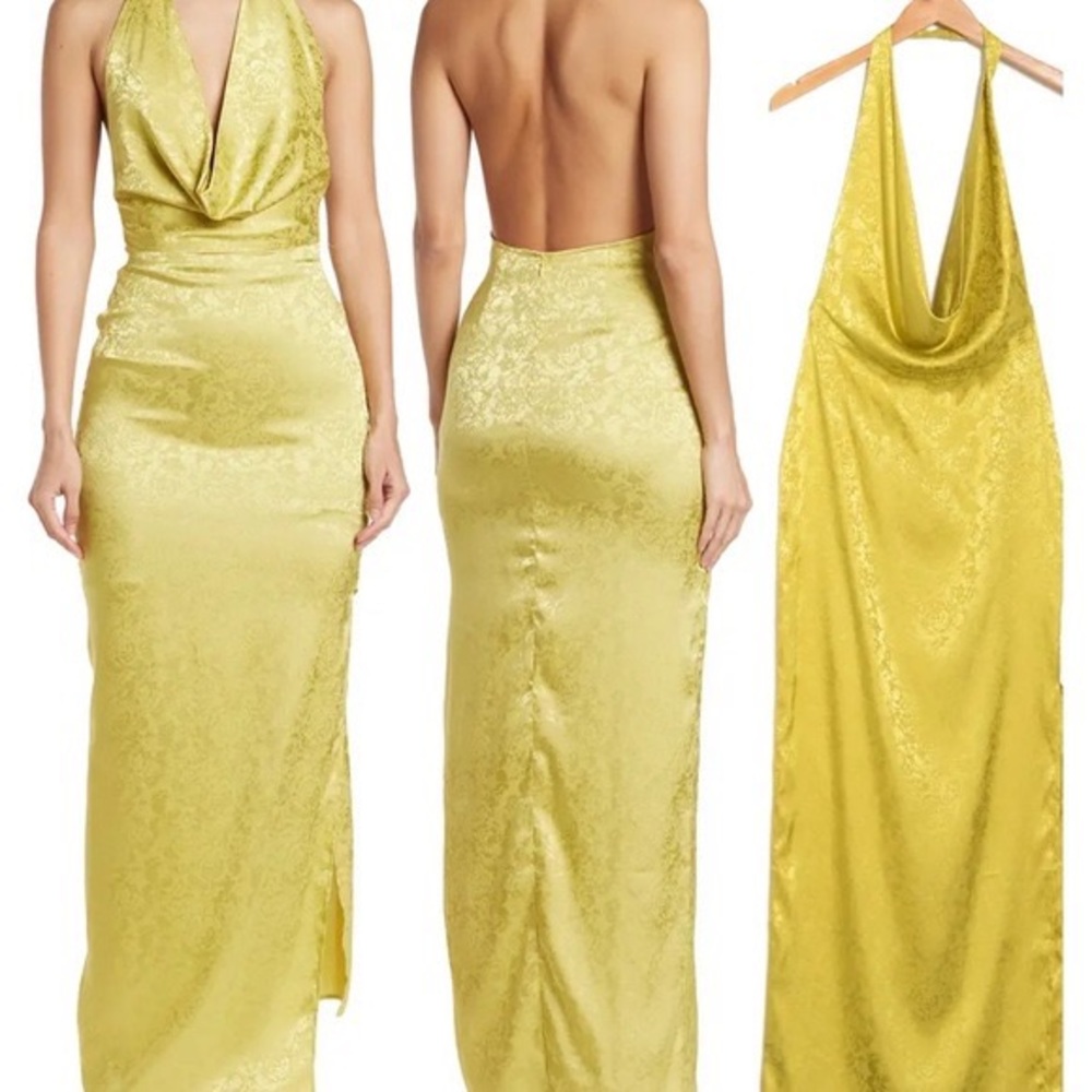 Ronny kobo party dress| ronny kobo cocktail maxi dress | ronny kobo halter dress